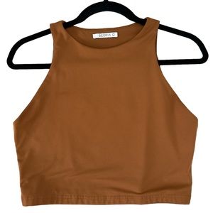 REORIA: Women’s Sexy Sleeveless Racer Back Tank Tops Halter Neck Crop Tops
